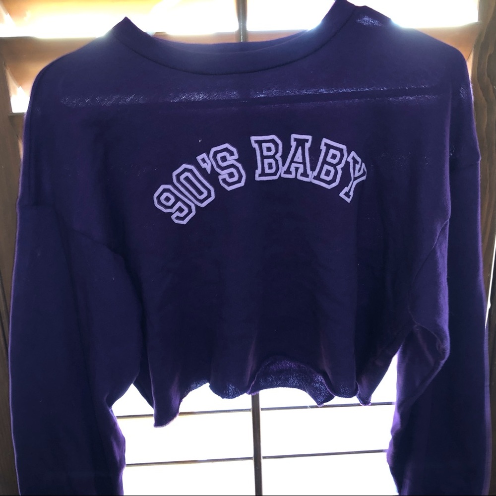 Cropped sweatshirt